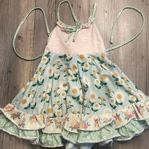 Sweet Honey Toddler Girl Floral Dress, Size 3T